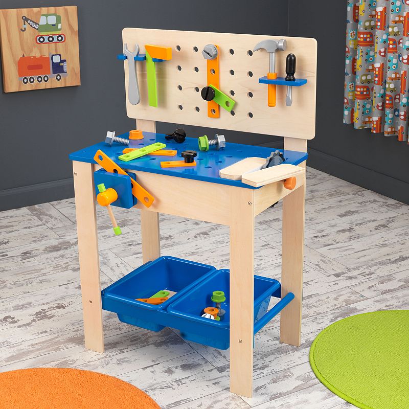 KidKraft Deluxe Workbench with Tools Play Set, Multicolor