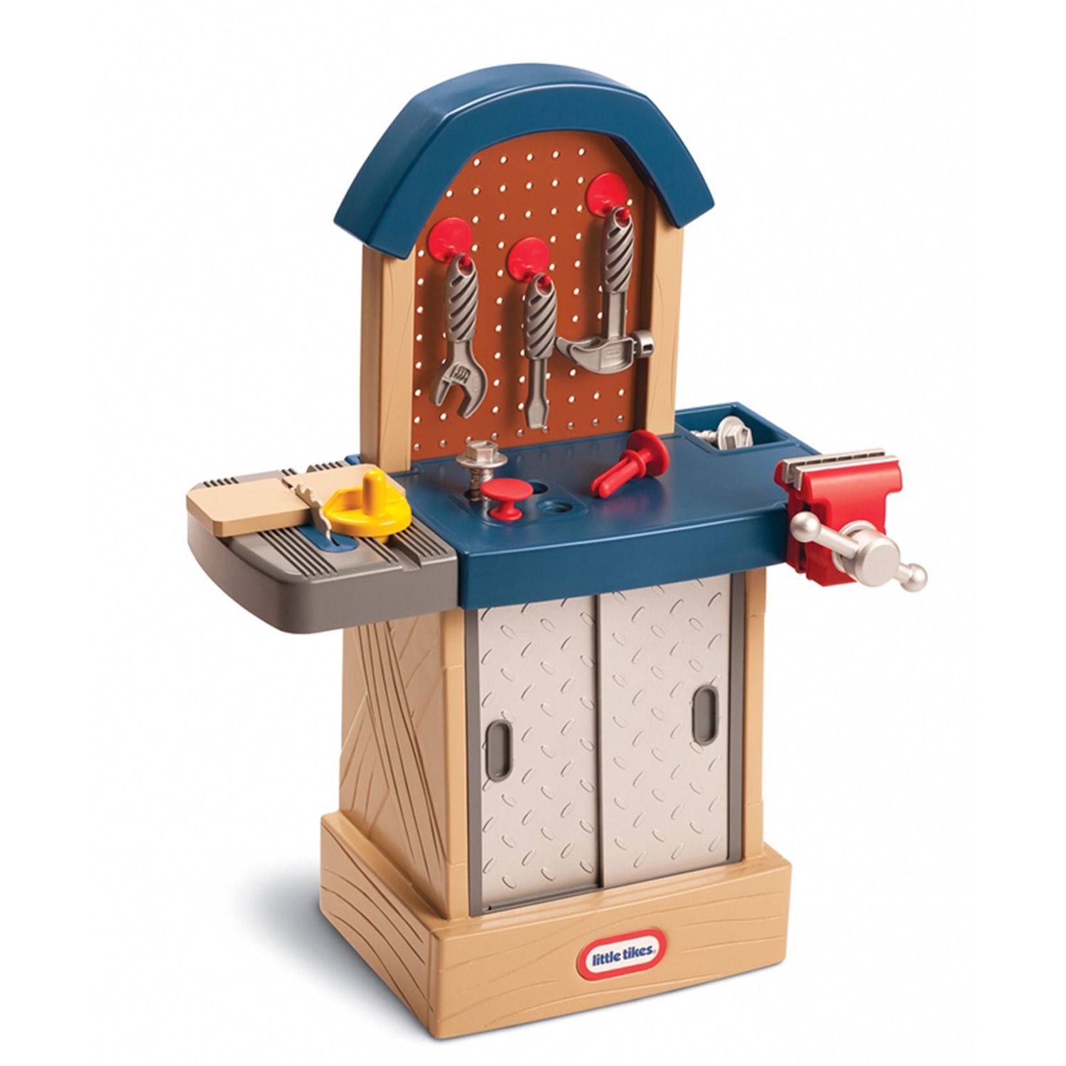 Qaba 64-piece Kids Tool Workbench, Toddler Construction Workshop