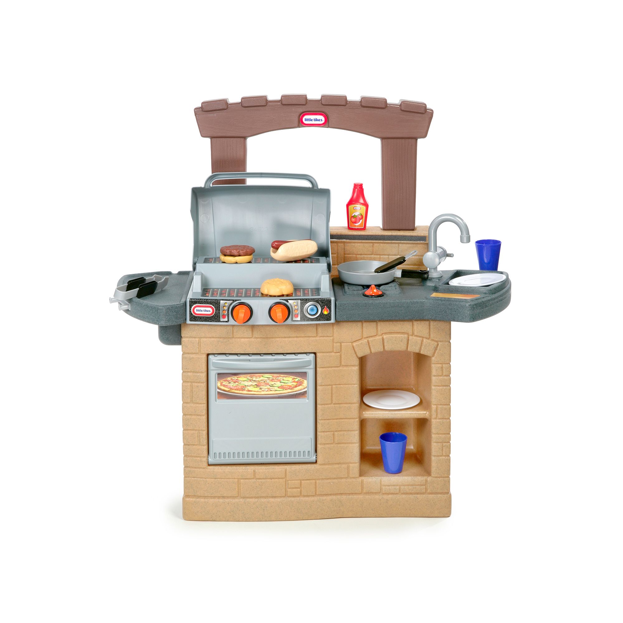 Little Tikes Cook n Play Outdoor BBQ Playset, Clrs