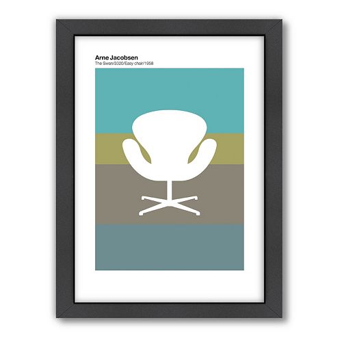Americanflat Visual Philosophy Jacobsen Framed Wall Art