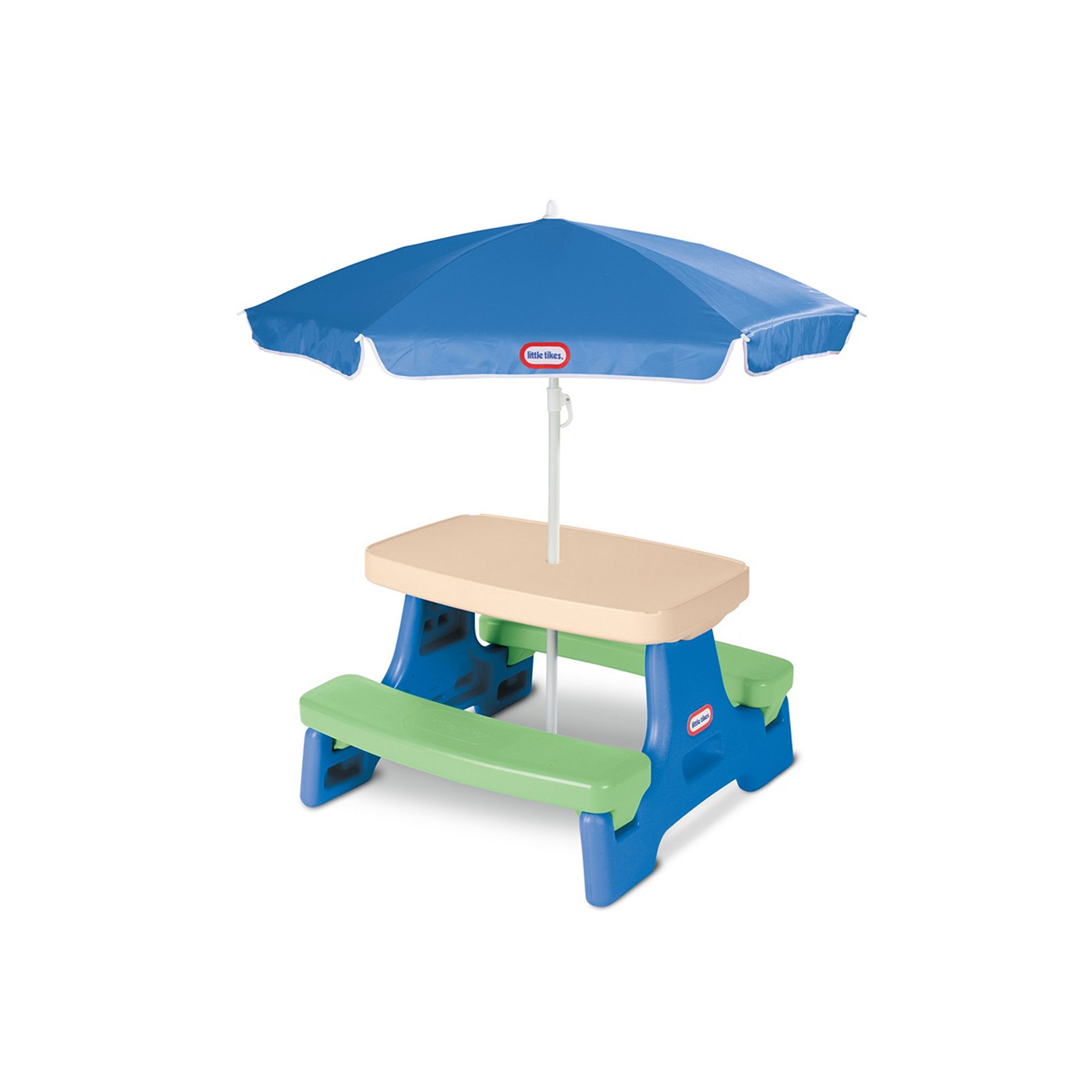 Little Tikes Easy Store Jr. Play Table with Umbrella, Clrs
