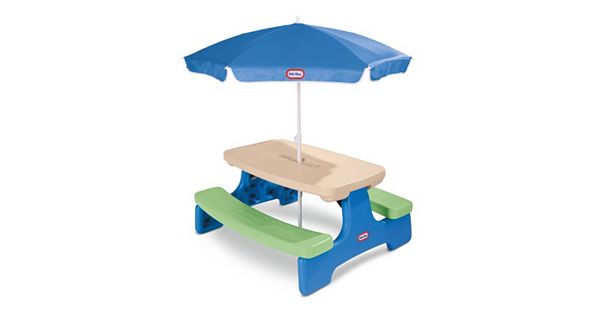  Little  Tikes  Easy Store Picnic Table with Umbrella