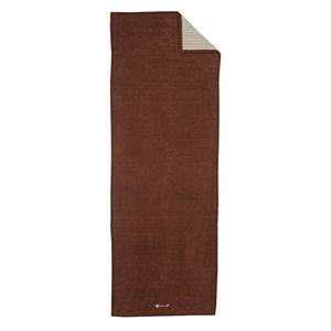 Gaiam Brown Grippy Yoga Mat Towel