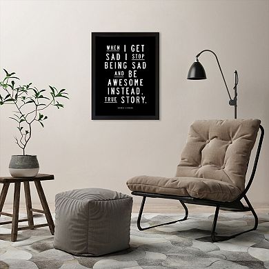 Americanflat Motivated Type Barney Stinson Typography Framed Wall Art