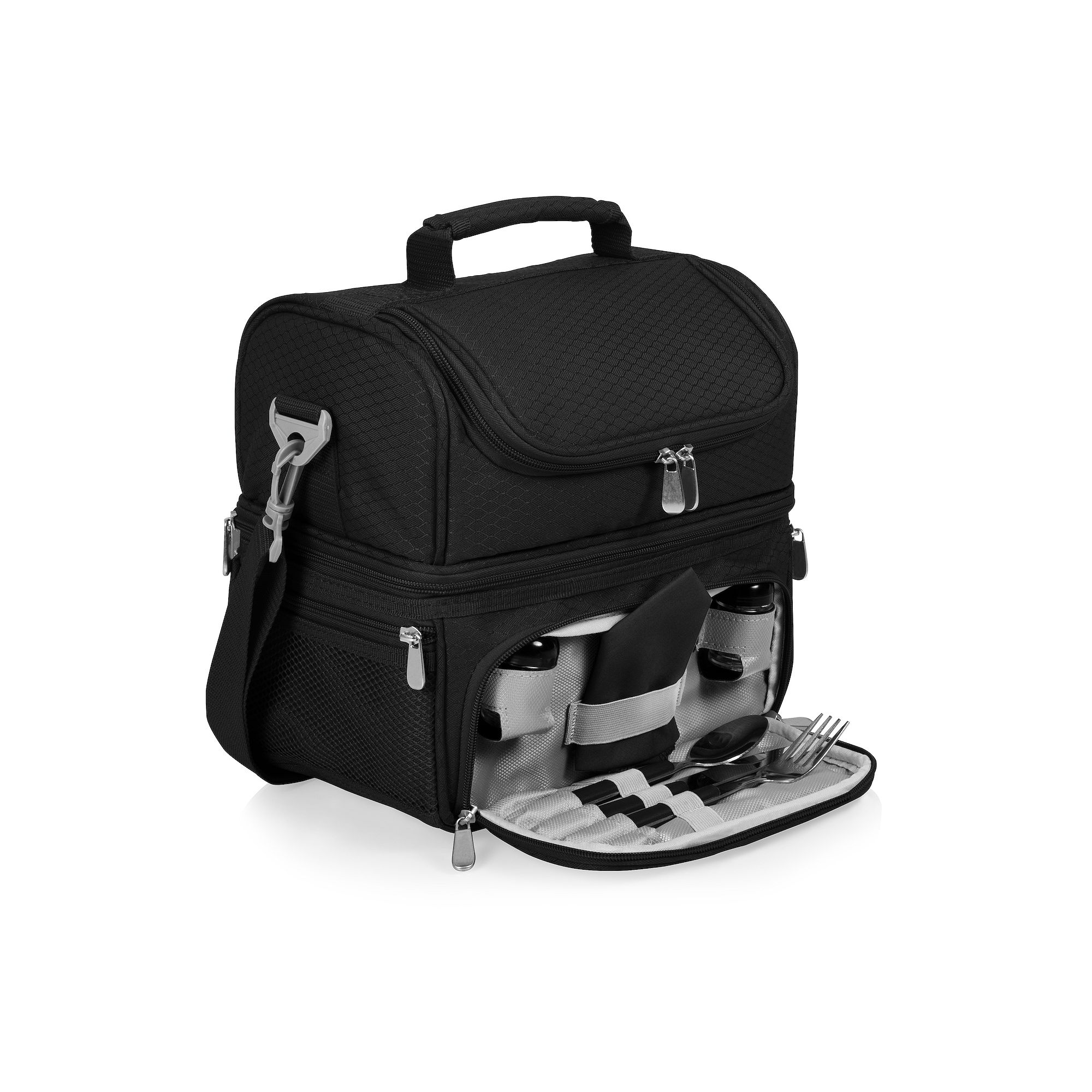 Picnic Time Pranzo Insulated Lunch Cooler, Black