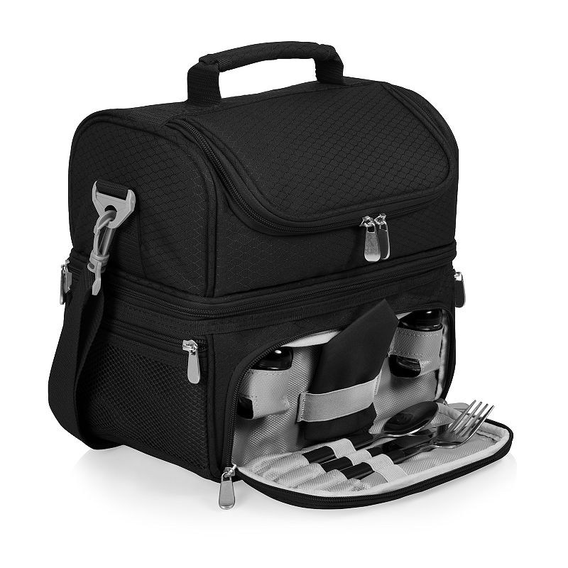 Picnic Time Pranzo Insulated Lunch Cooler, Black