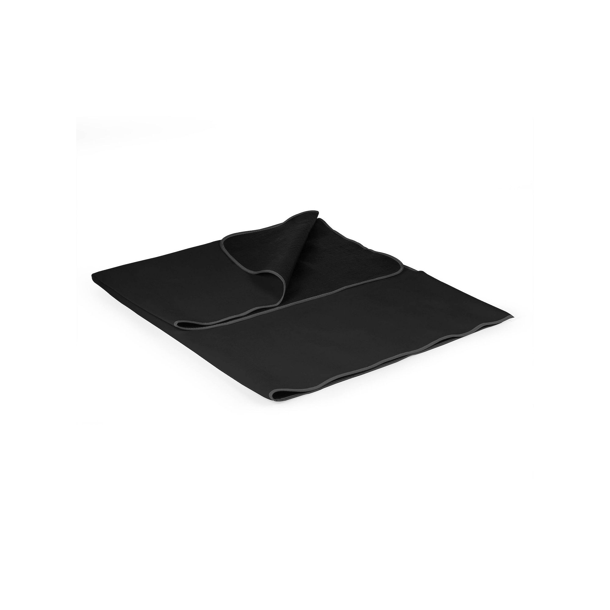 Picnic Time Water-Resistant Picnic Blanket, Black