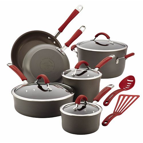 Rachael Ray Cucina 12-pc. Hard-Anodized Nonstick Cookware Set