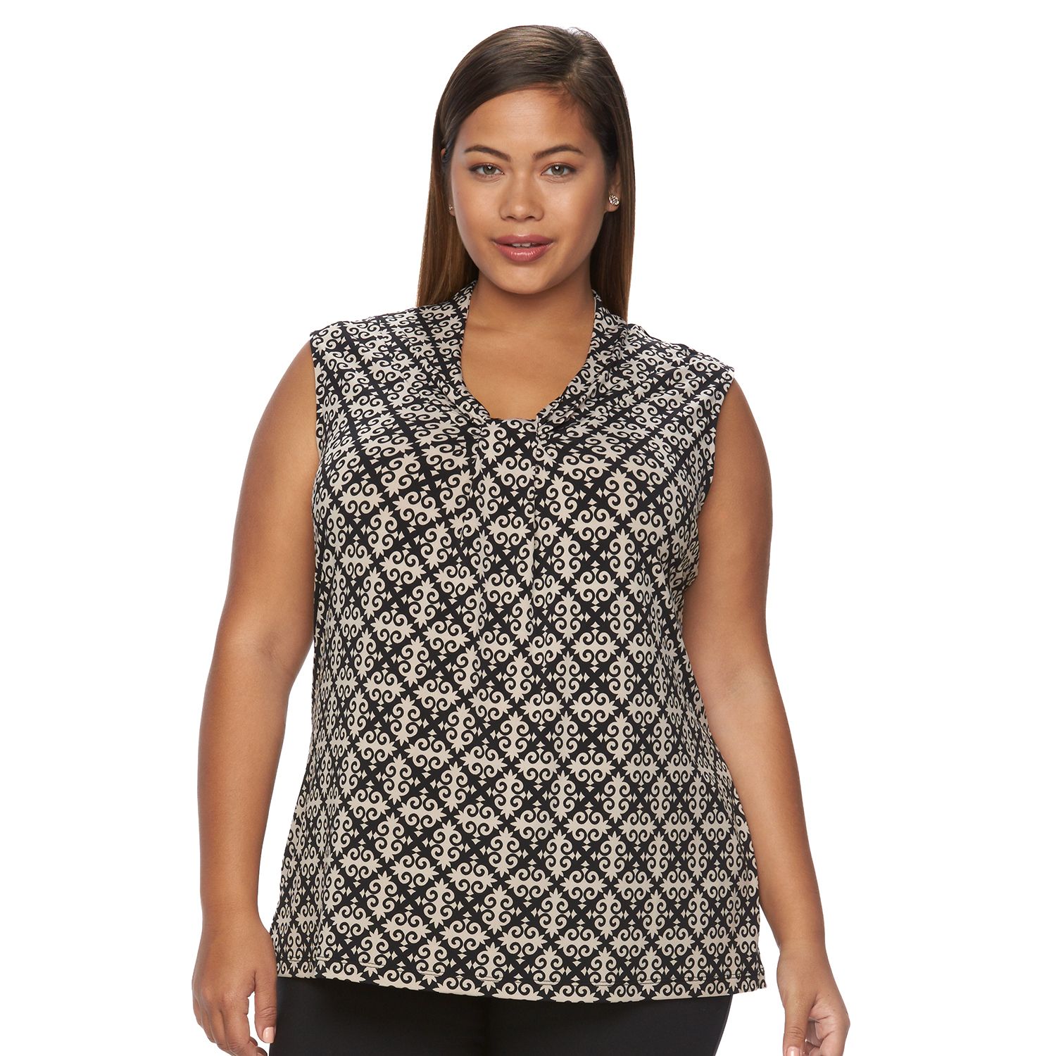 kohls tops plus size