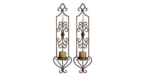 Privas 2-piece Candle Wall Sconce Set