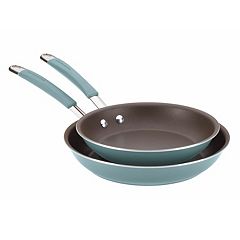 Rachael Ray , Aluminum Nonstick Frying Pan, 8.5 in Agave Blue