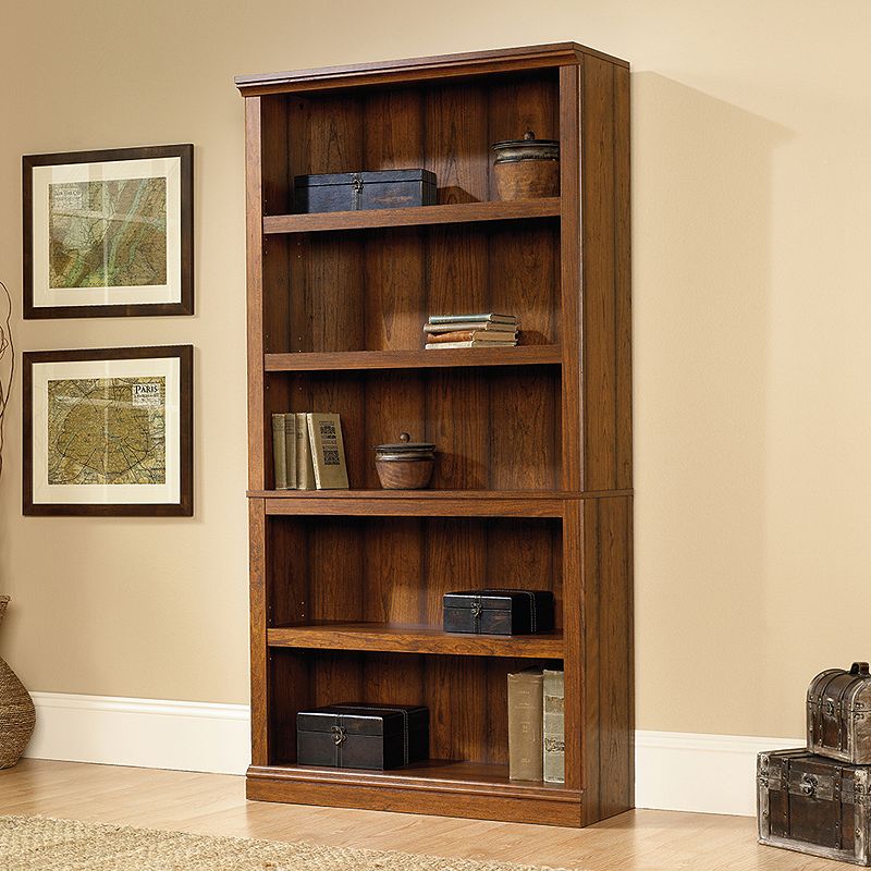 Sauder Select 5 - Shelf Bookcase  Washington Cherry Finish