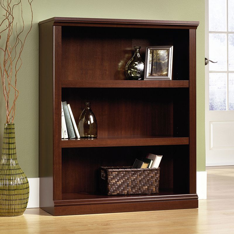 Sauder Contemporary 3-Shelf Bookcase, Brown