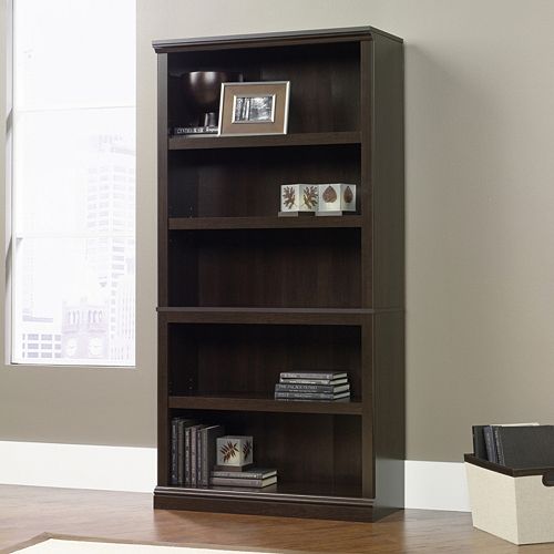 Sauder Contemporary Sleek 5Shelf Bookcase