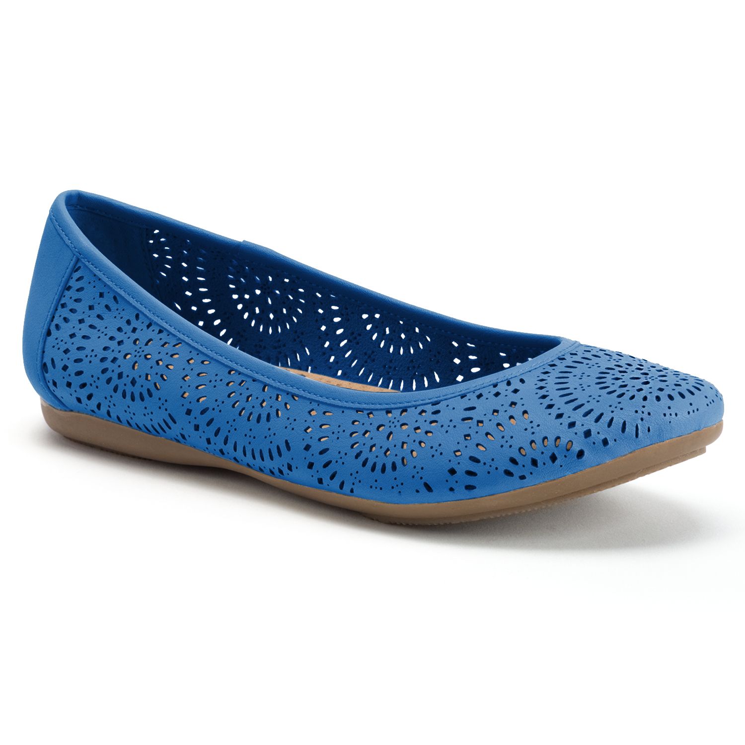 kohls white flats