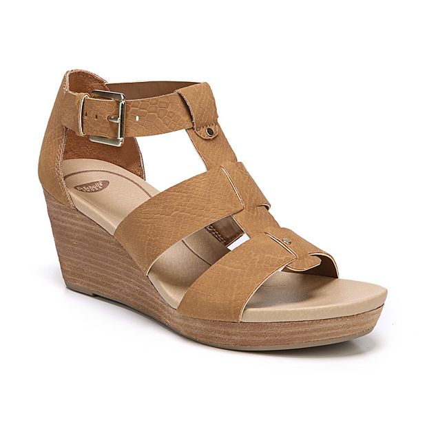Dr. Scholl’s Women’s Barton Sandal – Saddle Snake Print, Open Toe, 2.5 Inch Heel, Wide Width 7.5