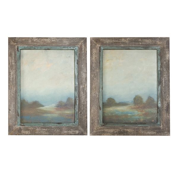Uttermost Morning Vistas 2piece Framed Wall Art Set