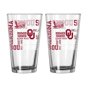 Boelter Oklahoma Sooners Spirit Pint Glass Set