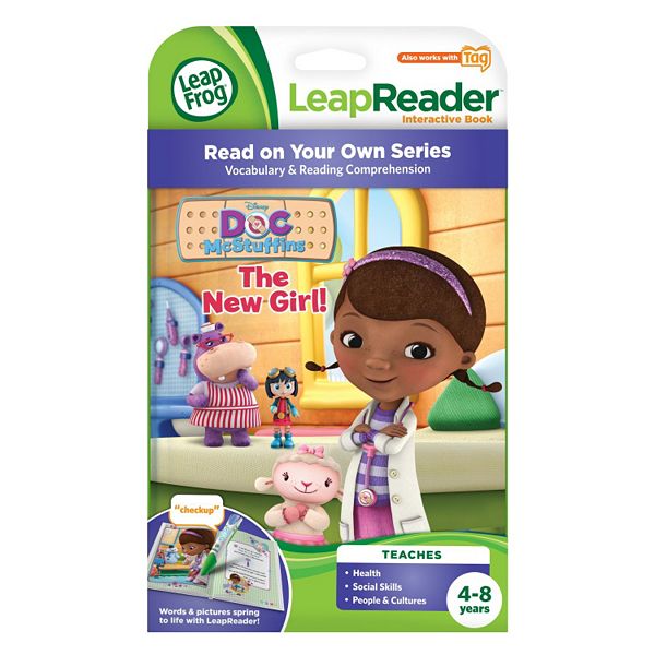 Doc McStuffins Free Ship Tag & LeapReader Interactive Book Leap Frog NEW