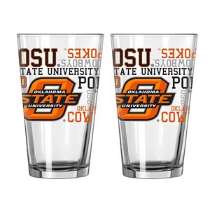 Boelter Oklahoma State Cowboys Spirit Pint Glass Set