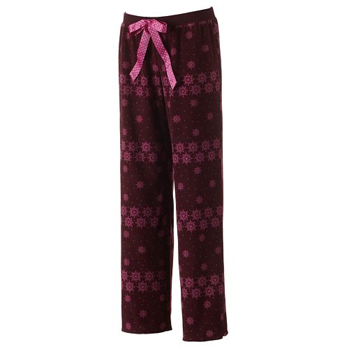 microfleece pajama pants womens