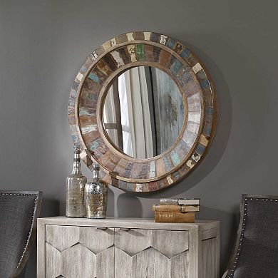 Uttermost Jeremiah Wood Wall Mirror