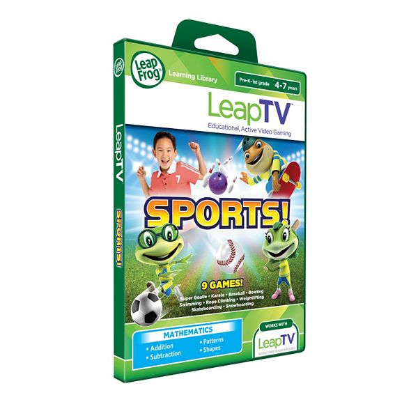 LeapFrog Sports Video Game for LeapTV Educational Active Mathematics for sale online 