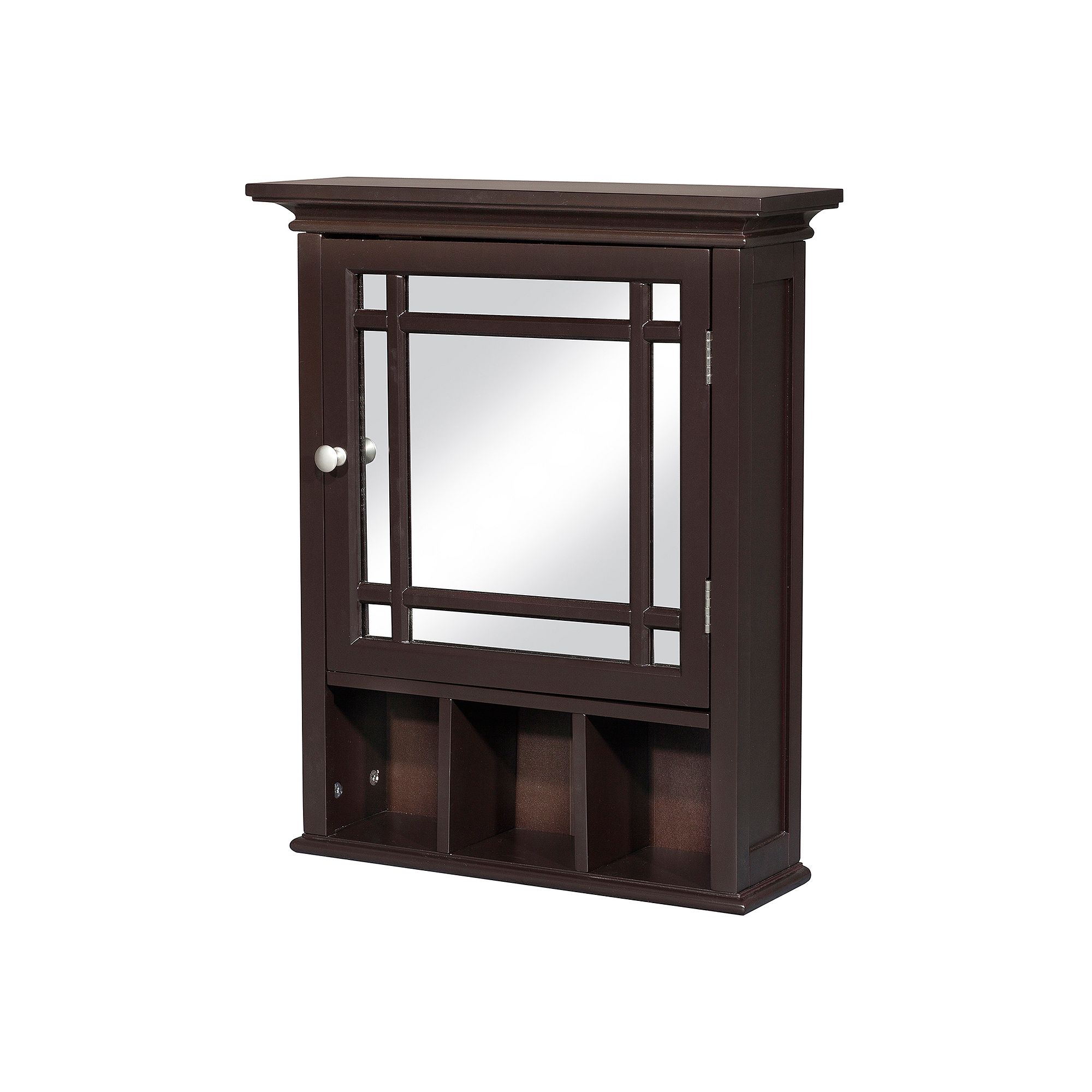 Teamson Home Neal Mirrored Medicine Cabinet, Brown