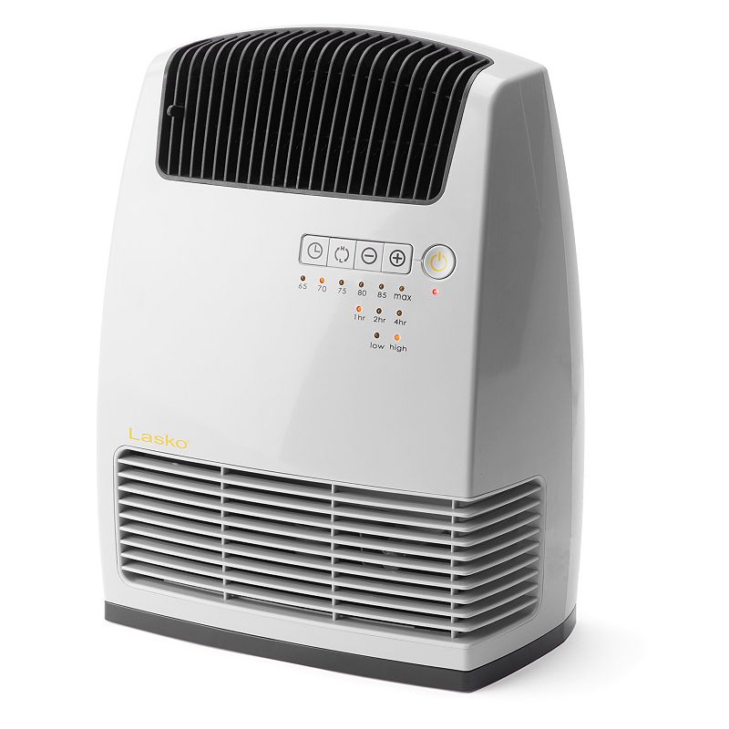 Lasko - Electronic Portable Ceramic Space Heater with Warm Air Motion Technology - Gray