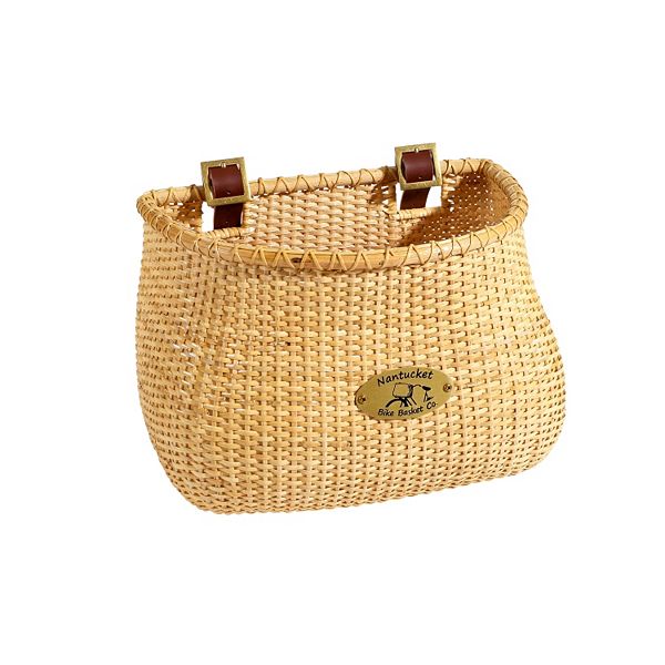 Nantucket Bicycle Basket Co. Lightship Natural Classic Tapered Bike Basket