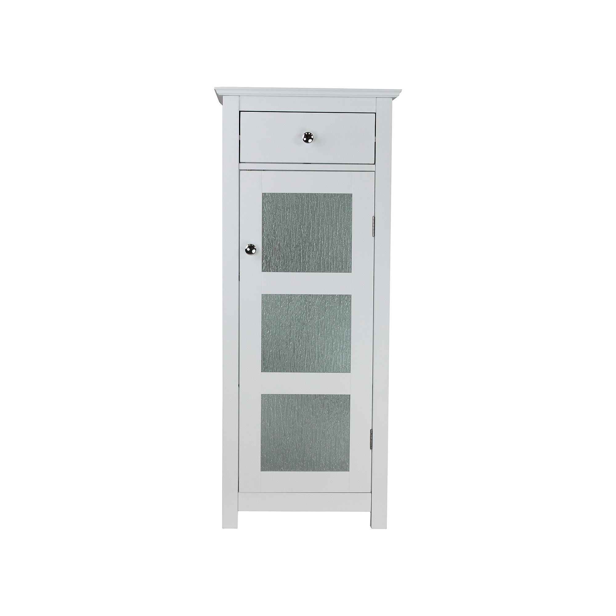 Elegant Home Fashions Connor Floor Cabinet, White