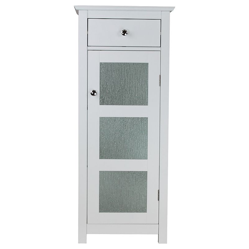 Elegant Home Fashions Connor Floor Cabinet, White