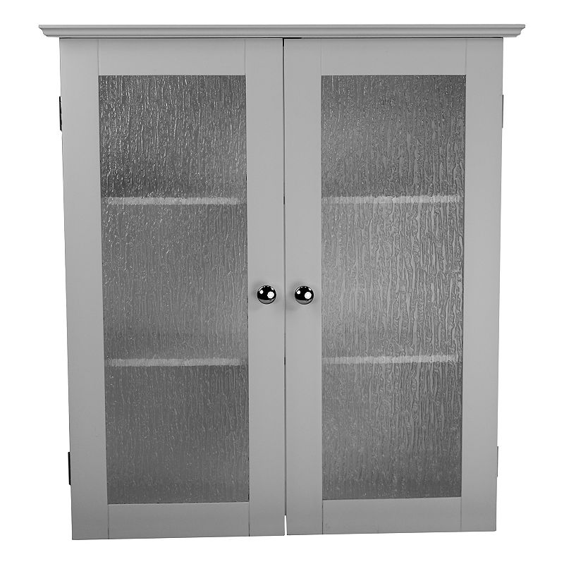 Elegant Home Fashions Connor Wall Cabinet, White