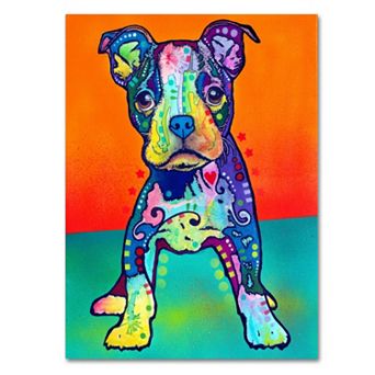 47" x 35" "On My Own" Dog Canvas Wall Art