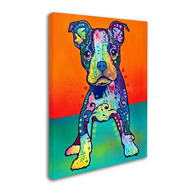 47" x 35" "On My Own" Dog Canvas Wall Art