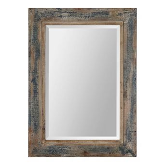 Bozeman Distressed Beveled Wall Mirror