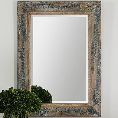 Bozeman Distressed Beveled Wall Mirror