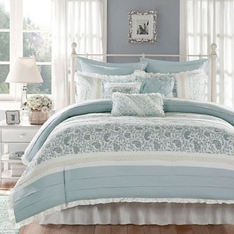 Madison Park Vanessa 9 pc Duvet Cover Set with Throw Pillows