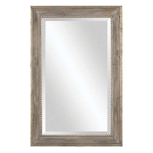 Quintina Pine Beveled Wall Mirror