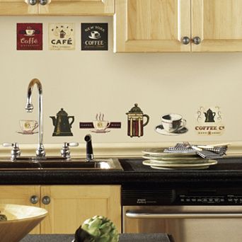 Coffee House Peel & Stick Wall Decals