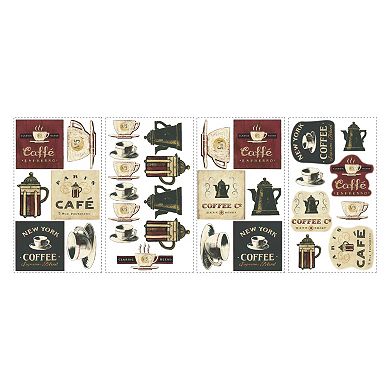 Coffee House Peel and Stick Wall Decals