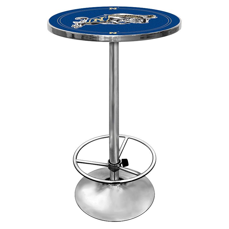 Navy Midshipmen Chrome Pub Table, Multicolor