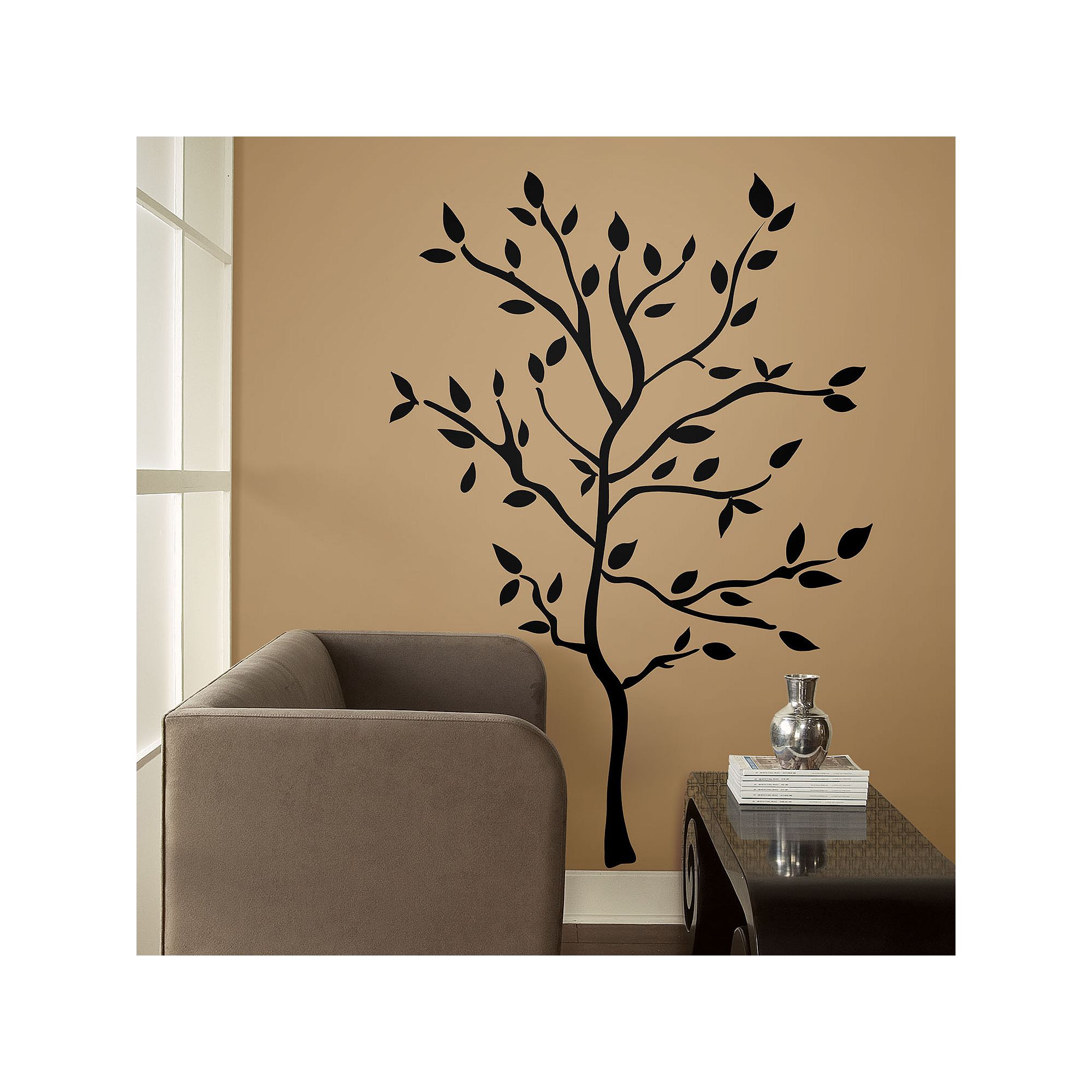 Tree Branches Peel & Stick Wall Decal, Black
