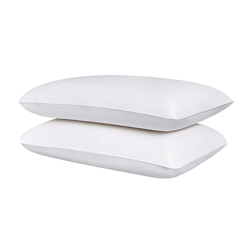 Comfort Revolution Memory Foam 2-pk. Pillows, White, STD PILLOW