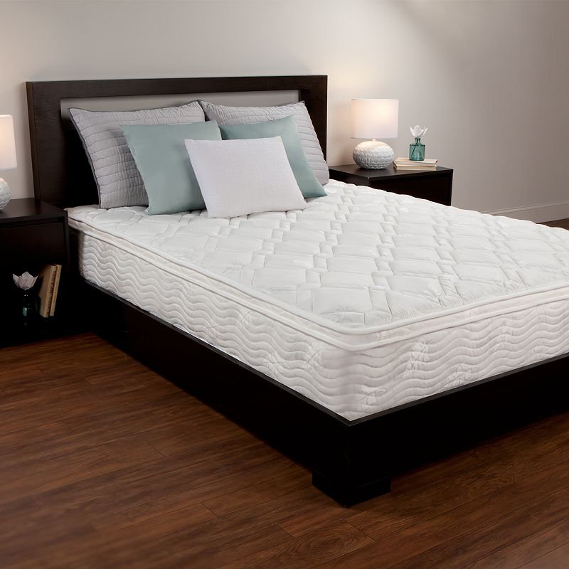 UPC 813811010256 product image for Dream Therapy 10-in. Foam & Spring Coil Mattress (Almond) | upcitemdb.com