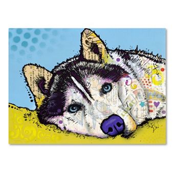 35'' x 47'' ''Siberian Husky II'' Canvas Wall Art