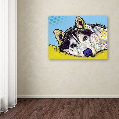 35'' x 47'' ''Siberian Husky II'' Canvas Wall Art