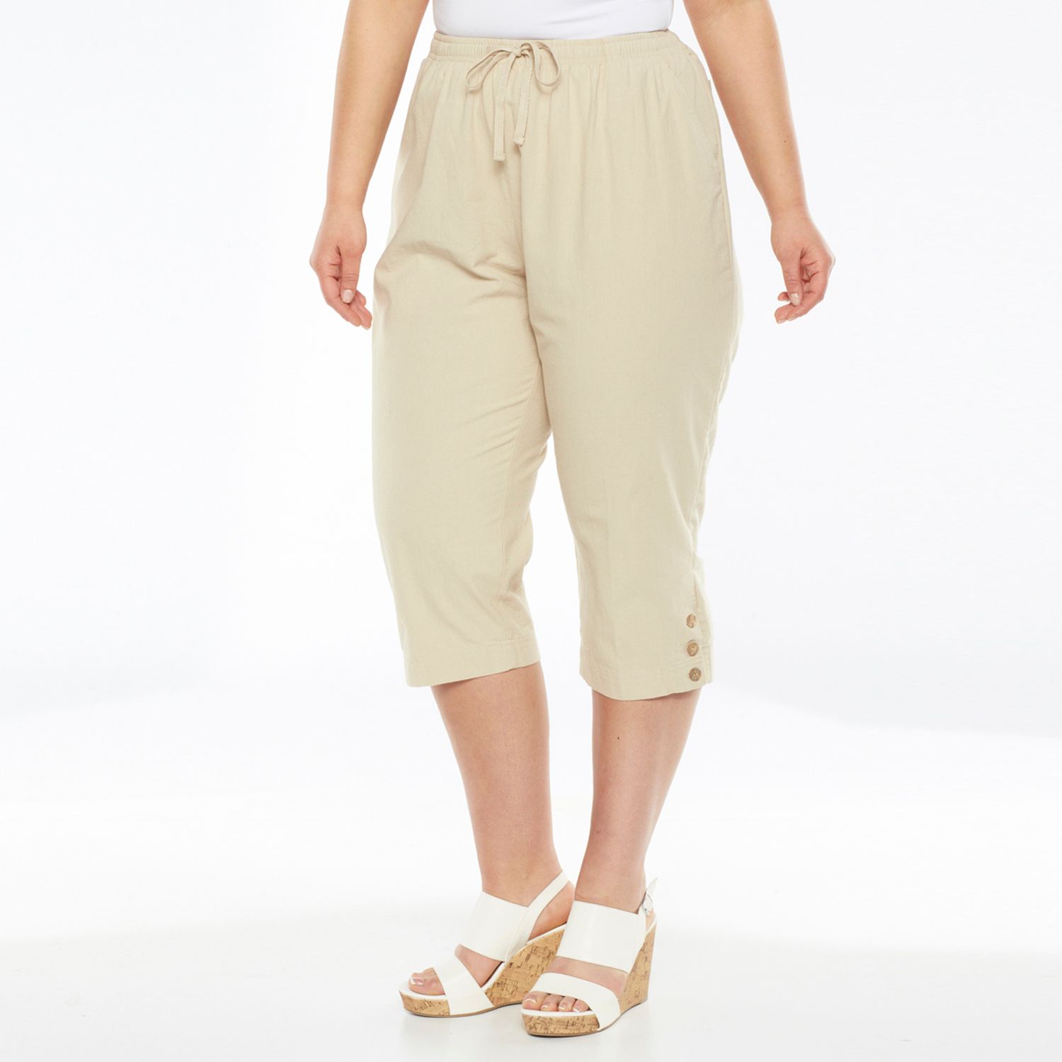 cathy daniels plus size capris