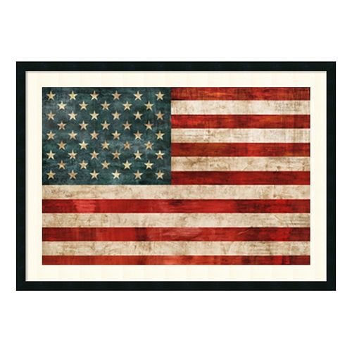 ''Allegiance'' American Flag Framed Wall Art