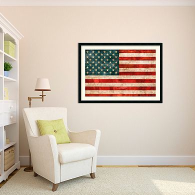 ''Allegiance'' American Flag Framed Wall Art